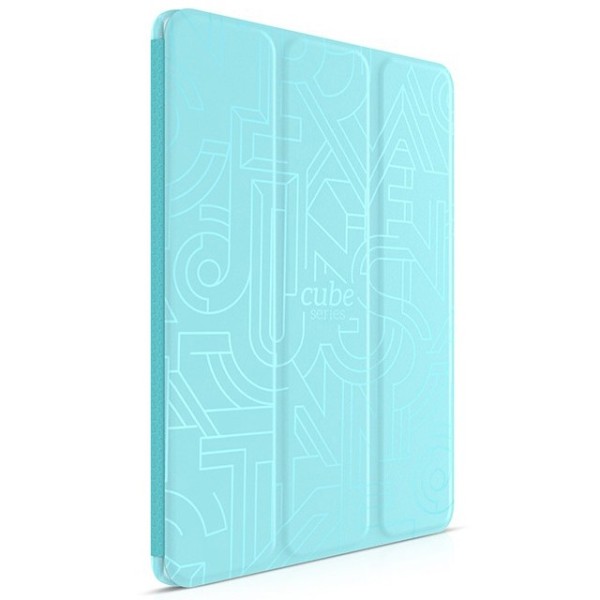 „HOCO“ Crystal Cube atvēramais futrālis - zils (iPad Air 2)