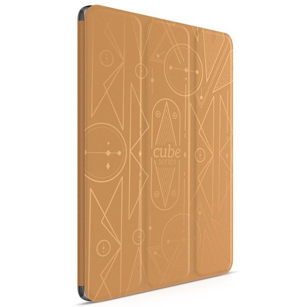 „HOCO“ Crystal Cube atvēramais futrālis - brūns (iPad Air 2)