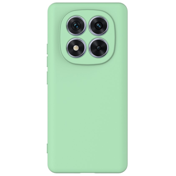 "Shell" cieta silikona (TPU) apvalks - zaļš (Redmi Note 14 Pro+ 5G)