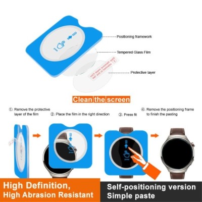 Huawei Watch GT 4 46mm "Imak" Tempered Glass dzidrs ekrāna aizsargstikls | Vacins.lv