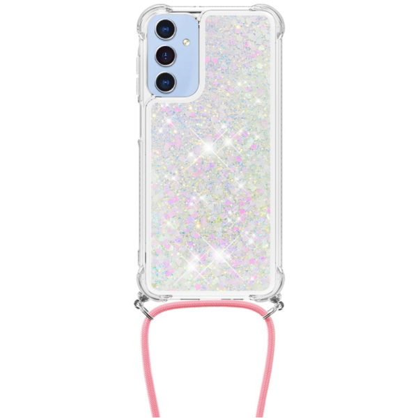 "Yibo" Shine Strap cietā silikona (TPU) vāciņš - dzidrs (Galaxy A26)