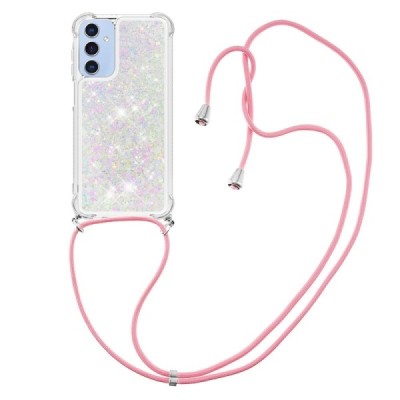 Samsung Galaxy A26 "Yibo" Shine Strap cietā silikona (TPU) vāciņš - dzidrs | Vacins.lv