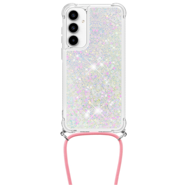 "Yibo" Shine Strap cietā silikona (TPU) vāciņš - dzidrs (Galaxy A36)