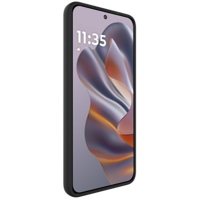 "IMAK" UC-4 cieta silikona (TPU) apvalks - melns (Motorola Edge 60 Neo / Edge 50 Neo / Moto S50 / ThinkPhone 25)