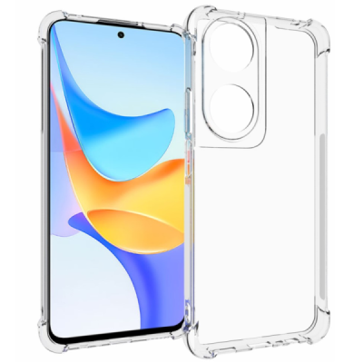 Huawei Honor X7b (Honor 90 Smart) pastiprinātas aizsardzības cieta silikona (TPU) dzidrs vāciņš | Vacins.lv