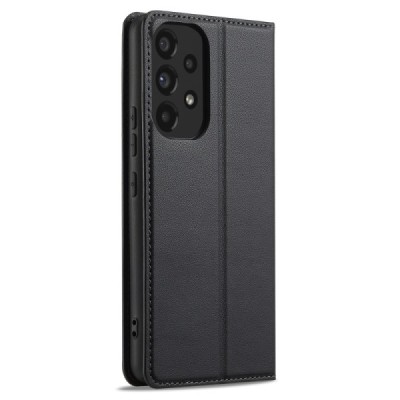 Samsung Galaxy A53 LC IMEEKE atvēramais melns maciņš - maks | Vacins.lv