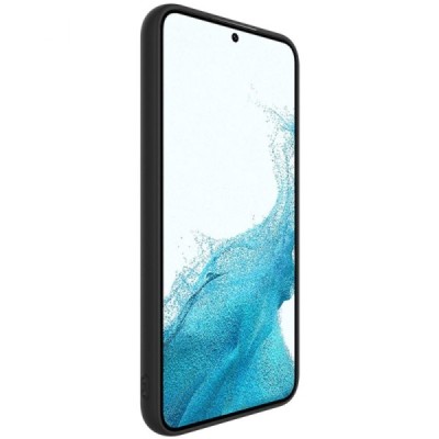 Samsung Galaxy A54 „Imak“ cieta silikona (TPU) melns apvalks | vacins.lv