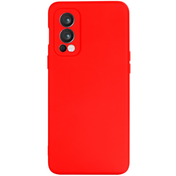 "Shell" cieta silikona (TPU) apvalks - sarkans (OnePlus Nord 2)