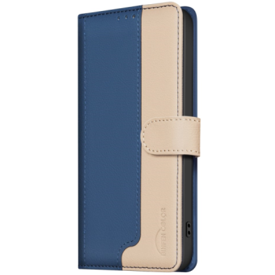 Apple iPhone 15 Pro "Binfen Color" BF sērijas zils atvērams maciņš, maks | Vacins.lv