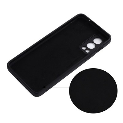 OnePlus Nord 2 "Shell" cieta silikona (TPU) apvalks - melns | vacins.lv