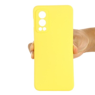 OnePlus Nord 2 "Shell" cieta silikona (TPU) apvalks - dzeltens | vacins.lv