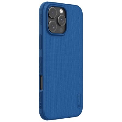 Nillkin Frosted Shield Apple iPhone 16 Pro zils plastmasas apvalks futrālis | Vacins.lv