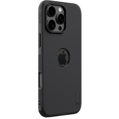 Nillkin Frosted Shield Pro Apple iPhone 16 Pro melns plastmasas apvalks futrālis | Vacins.lv