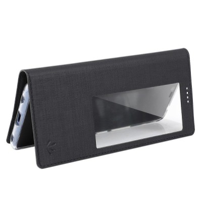 Huawei Mate 20 Pro "ViLi" DMX solīds atvēramais ādas melns maciņš - maks | Vacins.lv