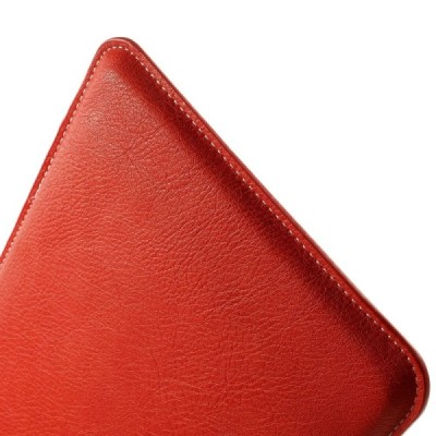 Universāla ādas sarkana ieliktņa Apple iPad Air 2 planšetdatoram / Vacins.lv