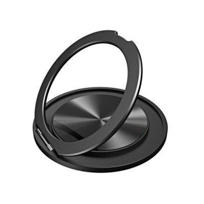 "Airai" Aluminum Kickstand telefona turētājs - melns | Vacins.lv