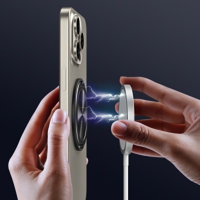 "Airai" Aluminum Kickstand telefona turētājs - melns | Vacins.lv