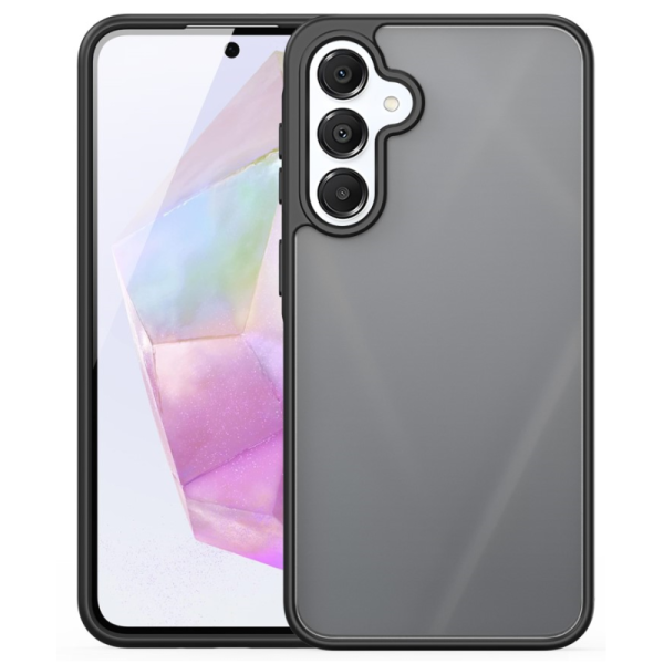 "DUX DUCIS" Yind matēts cieta silikona (TPU) apvalks - melns (Galaxy A56 / A36)