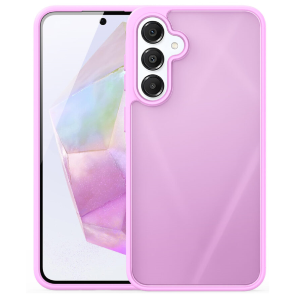 "DUX DUCIS" Yind matēts cieta silikona (TPU) apvalks - rozs (Galaxy A56 / A36)