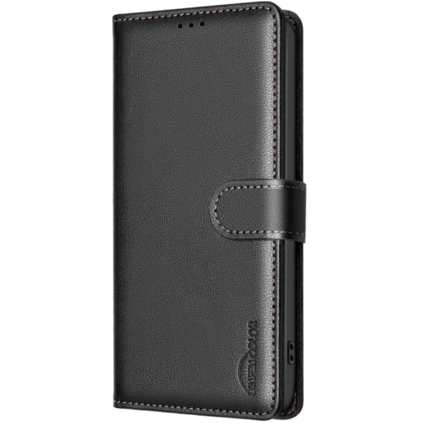 "Binfen Color" BF atvērams maciņš - melns (Poco C71 4G)