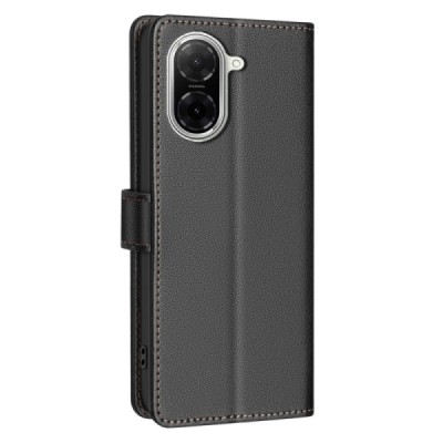 Xiaomi Poco C71 "Binfen Color" BF sērijas melns atvērams maciņš, maks | Vacins.lv