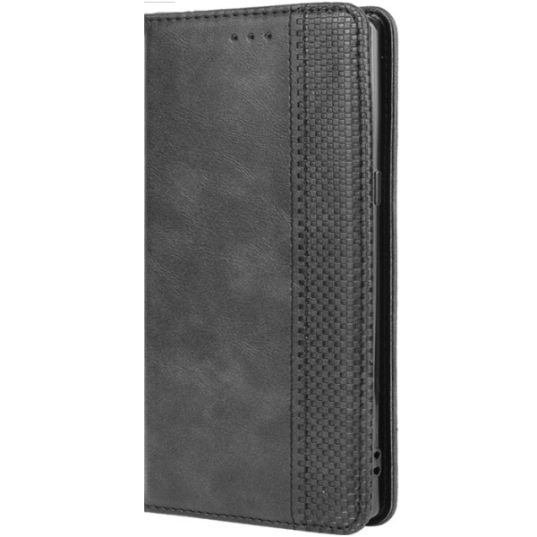 „Vintage“ atvērams maciņš - melns (Velvet)