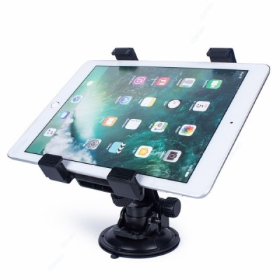 „Dacida“ automobilinis planšetės laikiklis prie stiklo - juodas (7-14") | Priedai.lt
