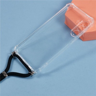 Samsung Galaxy A56 "Mofan" Strap cieta silikona (TPU) vaciņš - caurspīdīgs | Vacins.lv