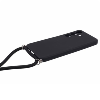 Samsung Galaxy S24 "Mofan" Strap cieta silikona (TPU) vaciņš - melns | Vacins.lv