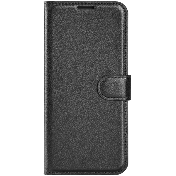 "Binfen" Litchi atvēramais maciņš - melns (Xperia XA1)