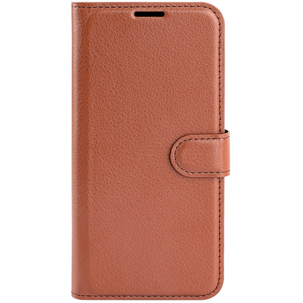 "Binfen" Litchi atvēramais maciņš - brūns (Xperia XA1)