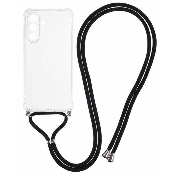 "Mofan" Strap cieta silikona (TPU) vaciņš - caurspīdīgs (Galaxy A36)