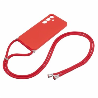 Samsung Galaxy S24 "Mofan" Strap cieta silikona (TPU) vaciņš - sarkans | Vacins.lv