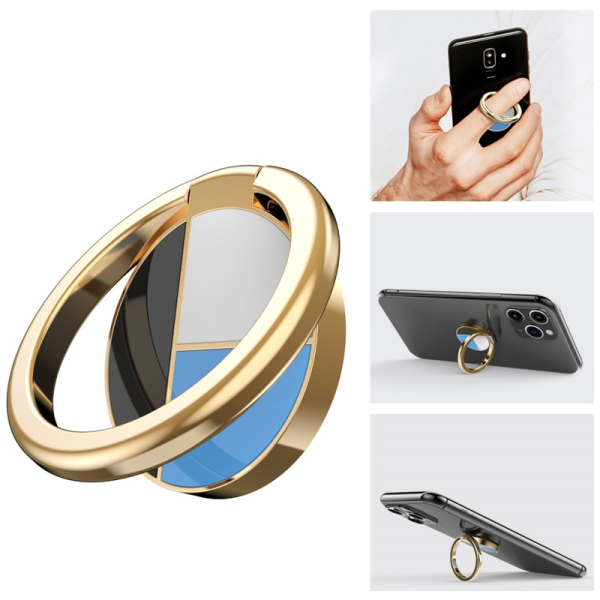 "AHASTYLE" ST12 Aluminum Kickstand telefona turētājs - zelta