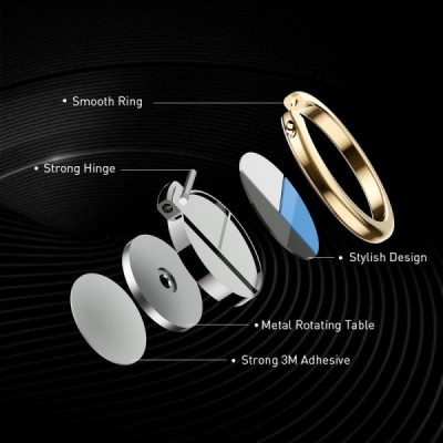 "AHASTYLE" ST12 Aluminum Kickstand telefona turētājs - zelta | Vacins.lv