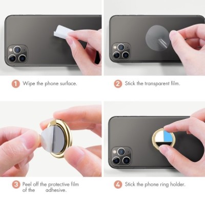 "AHASTYLE" ST12 Aluminum Kickstand telefona turētājs - zelta | Vacins.lv