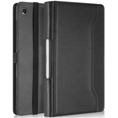 Greznais „Boyu“ sērijas ādas atvērams melns Lenovo Tab Plus 11.5" (TB351FU) futrālis | Vacins.lv