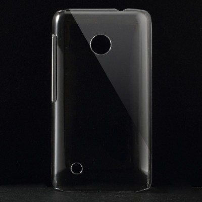 Nokia Lumia 530 (530 DS) plastikinis skaidrus (permatomas) dėklas - nugarėlė / Priedai.lt