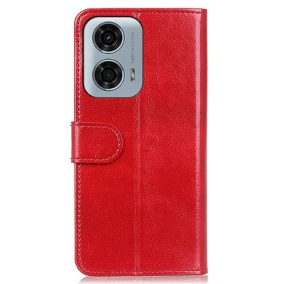 Motorola Moto E14 4G / G04 4G / G04s 4G / G24 4G Binfen atvēramais sarkans maciņš - sarkans | Vacins.lv