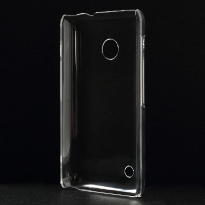 Nokia Lumia 530 (530 DS) plastmasas dzidrs (caurspīdīgs) futrālis / Vacins.lv