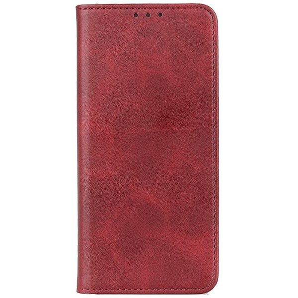 "Binfen" Split atvērams maciņš - sarkans (Moto E14 4G / G04 4G / G04s 4G / G24 4G)