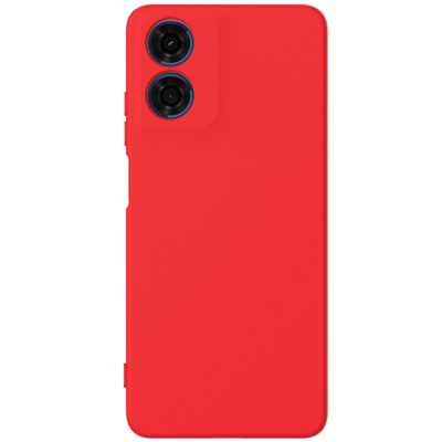 Motorola Moto E14 4G, G04 4G, G04s 4G, G24 4G Shell kieto silikono (TPU) dėklas raudonas - nugarėlė | Priedai.lt
