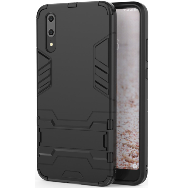 „Kickstand“ pastiprinātas aizsardzības apvalks - melns (P20)