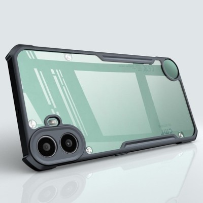 Nothing CMF Phone 1 "XUNDD" dzidrs apmales melnā krāsā cieta silikona (TPU) akrils apvalks | Vacins.lv