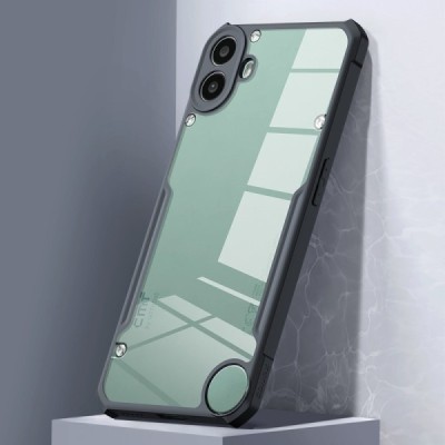 Nothing CMF Phone 1 "XUNDD" dzidrs apmales melnā krāsā cieta silikona (TPU) akrils apvalks | Vacins.lv