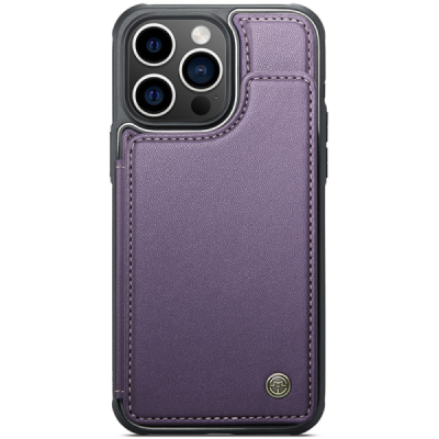 Apple iPhone 15 Pro „CaseMe“ Wallet violets plastika apvalks | vacins.lv