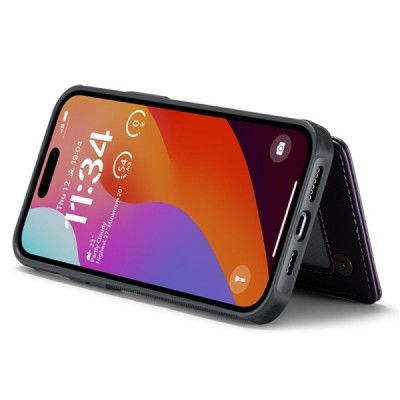 Apple iPhone 15 Pro „CaseMe“ Wallet violets plastika apvalks | vacins.lv
