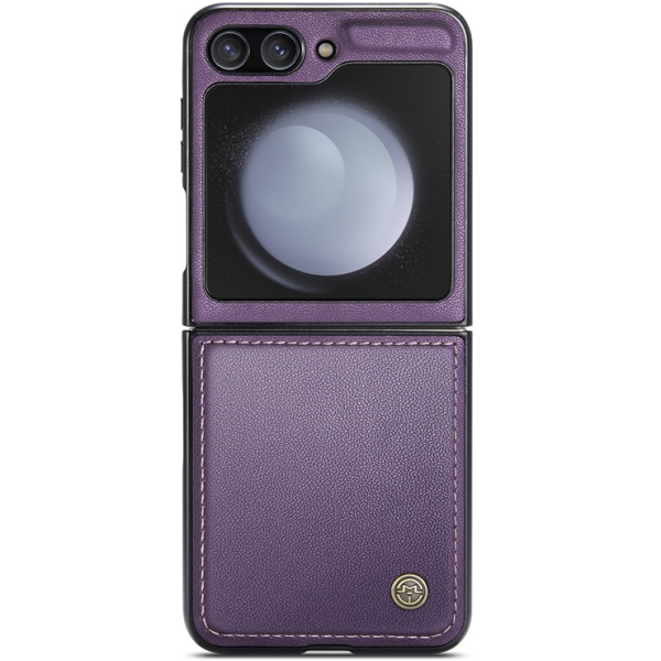 „CaseMe“ Leather plastikinis dėklas - violetinis (Galaxy Flip7 FE / Flip6)