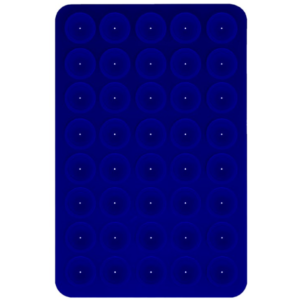 "Suction Pad" silikona piesūcekņa paklājiņš (turētājs) - tumši zils