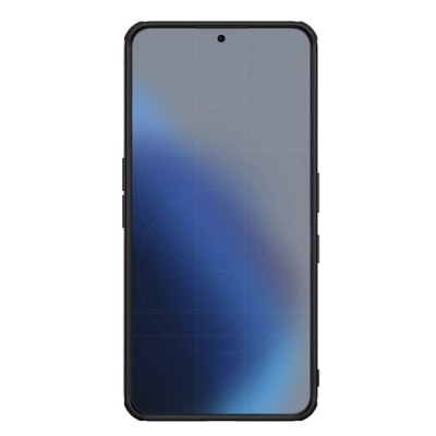 Nillkin Frosted Shield Pro Nothing Phone (3a) melns plastmasas apvalks futrālis | Vacins.lv